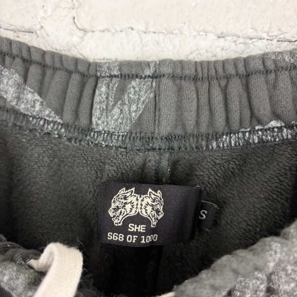 Darc Sport Web Symbiote She Set Grey Cropped Sweatshirt & Sweatpants Small - Picture 10 of 12
